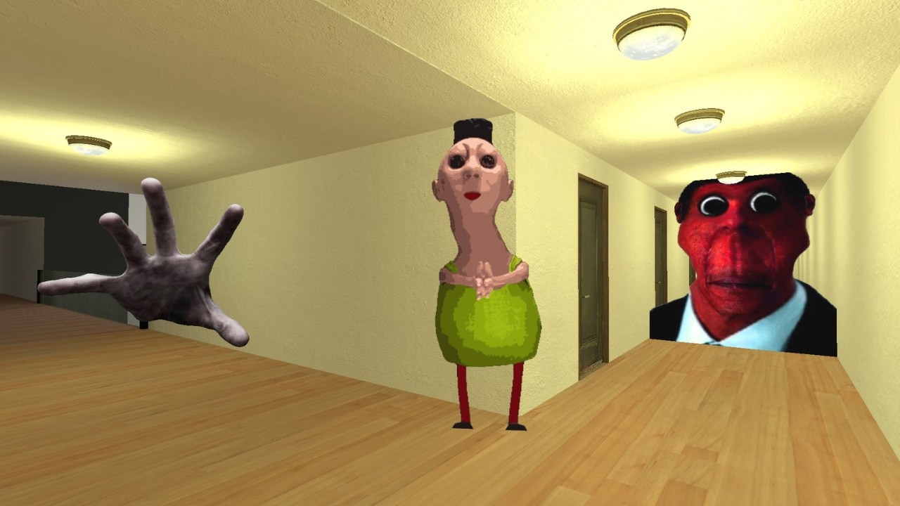 Funny Meme Character Chase in Garry’s Mod Gameplay#gmod_#nextbots_#shorts