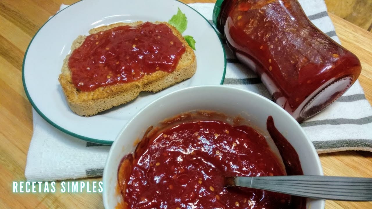 MERMELADA DE TOMATE || ¡Súper Fácil! || Recetas Simples