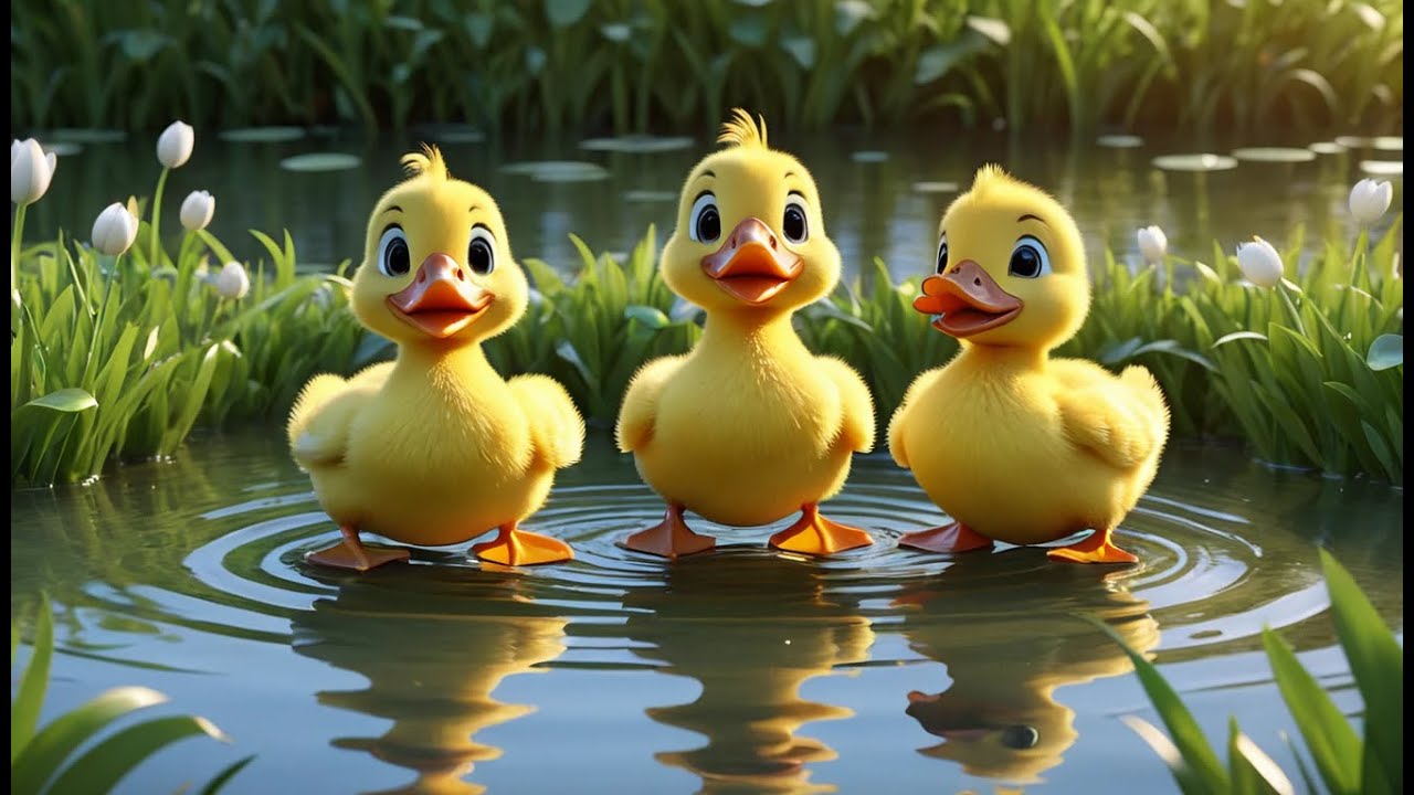Sing with Baby Ducklings – Quack Quack Tune! | Cute Animal Song for Kids | Fun Nursery Rhyme