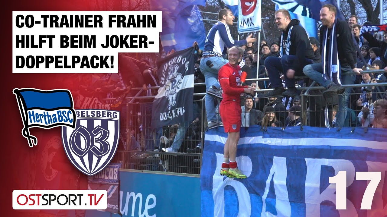 Assistant coach Frahn helps with the substitute brace! Hertha II - Babelsberg | Regionalliga Nordost