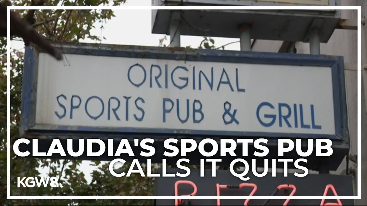 Claudia’s, the oldest sports bar in Portland, is closing down