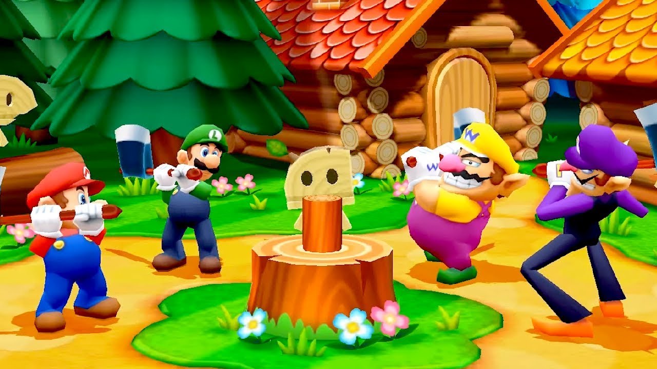 Mario Party The Top 100 - Mario vs Luigi vs Wario vs Waluigi (Very Hard CPU)
