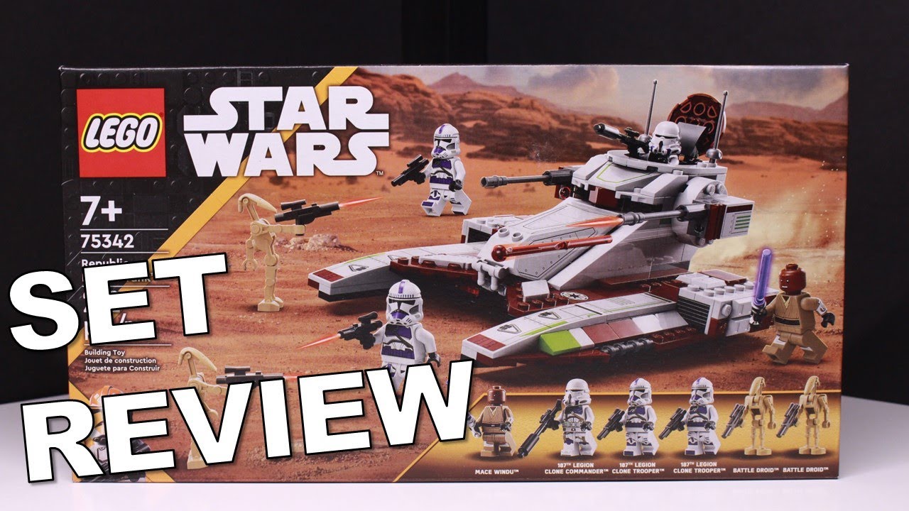 Lego Republic Fighter Tank Review (Set 75342)