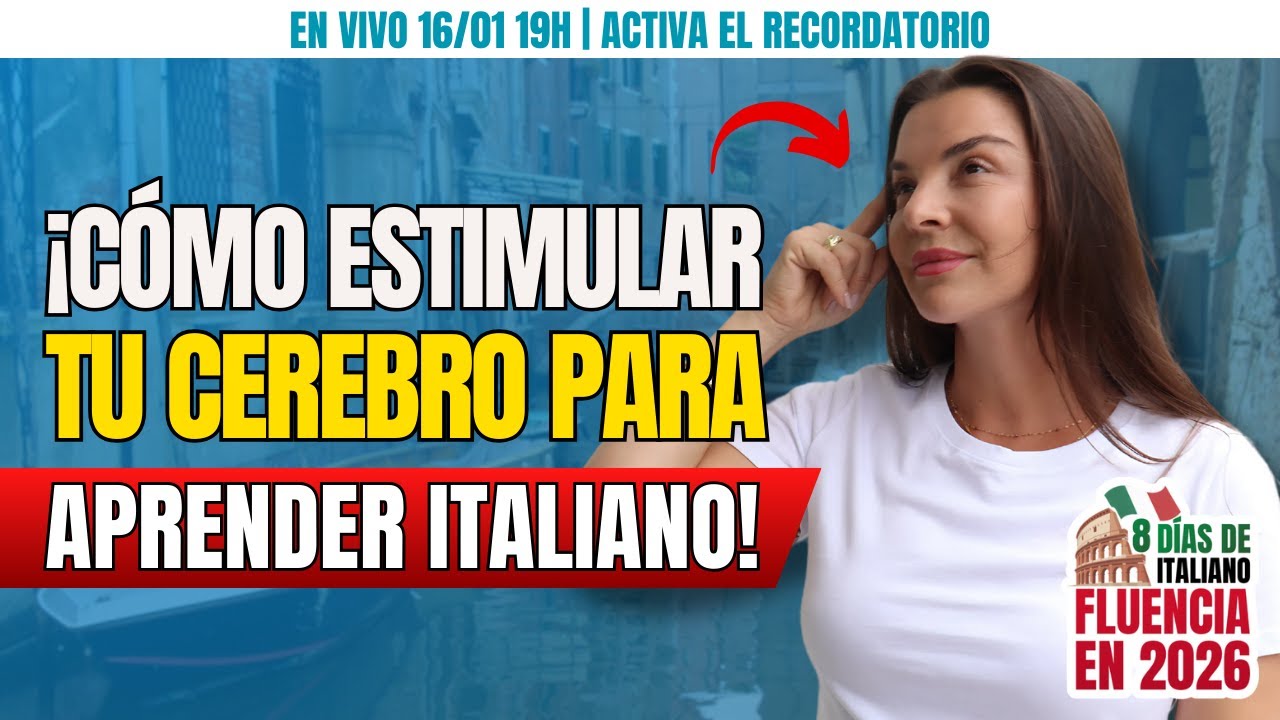 ¡Cómo estimular tu cerebro para aprender italiano! (+ Días de la semana en italiano) | CLASE 5