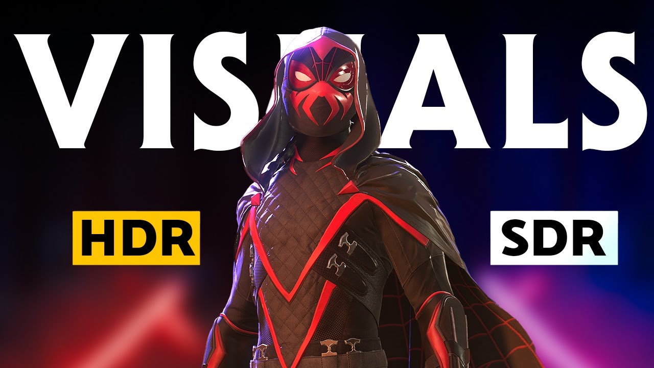 «Человек-паук 2»: лучшие визуальные настройки  | HDR против. СДР