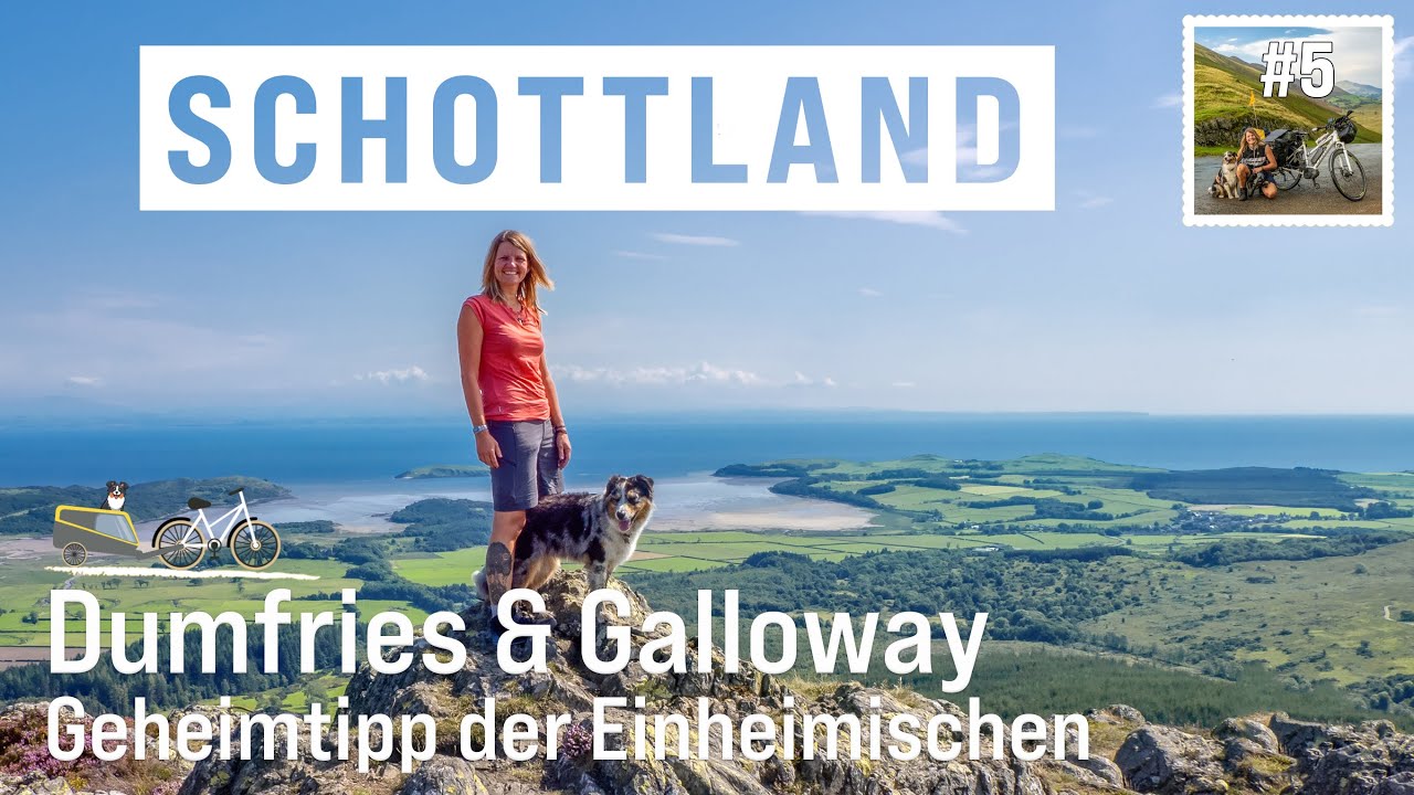 Bike Touring, Fahrradreise Schottland 2020 mit E-bike und Hund (#5): Dumfries & Galloway