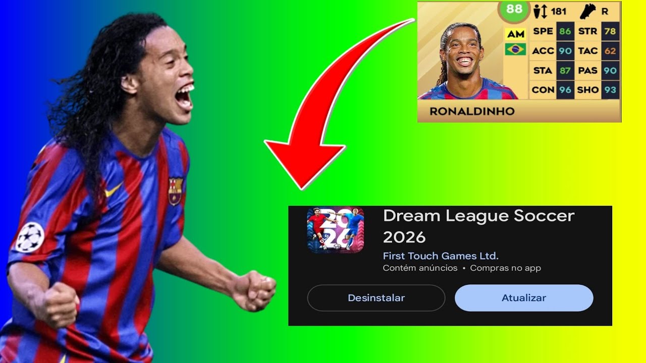 DLS 26 | NOVO ATUALIZAÇÃO NO DREAM LEAGUE SOCCER 2026 
