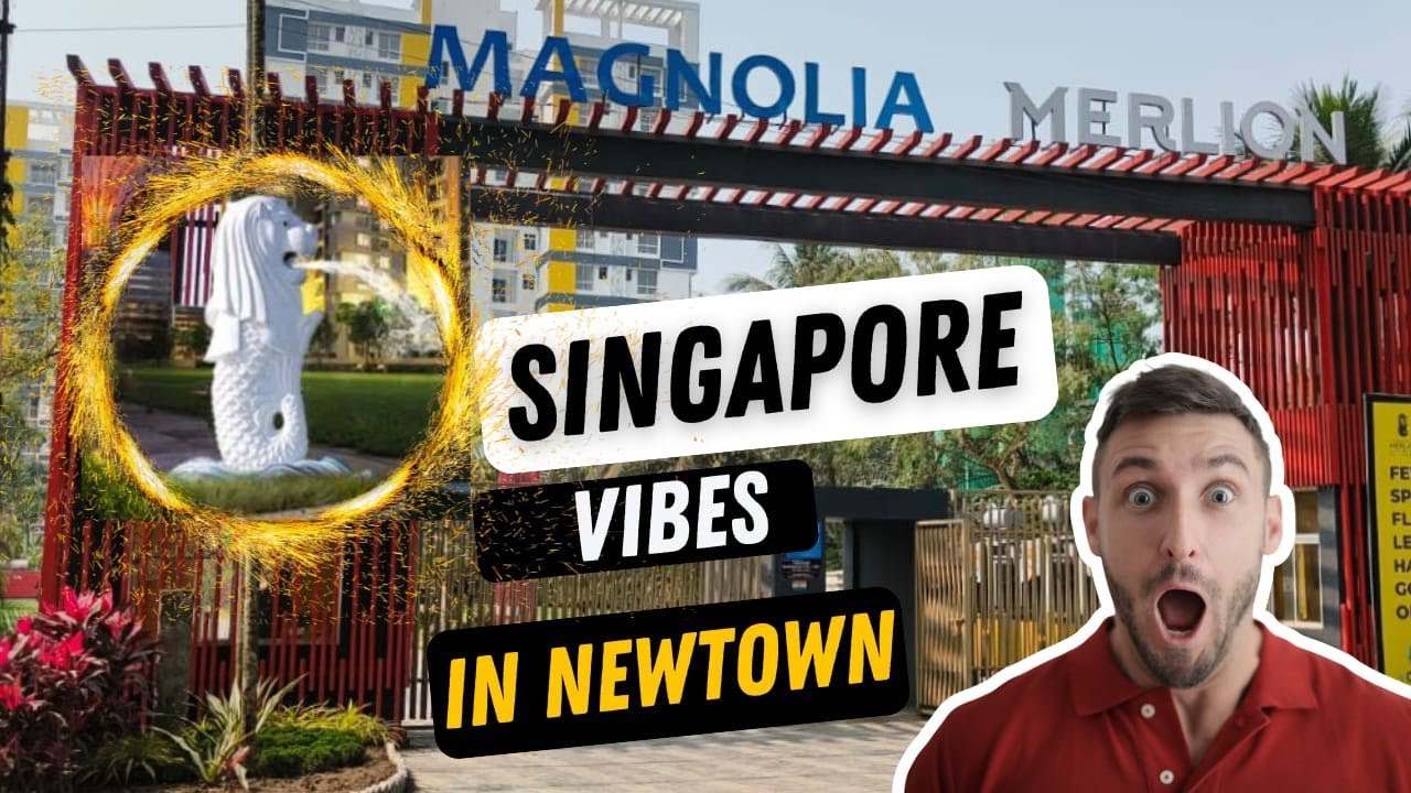 🏠Magnolia Merlion Society Full video ll 3BHK 1322 SQFT Flat Sale in Newtown Rajarhat 🫶🥰🫶