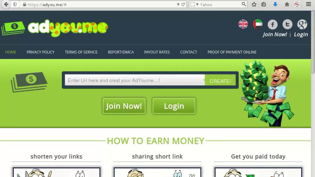 MAKE money $ WITH ADYOU ME   MIN  CASHOUT $5  best in 2016-2017