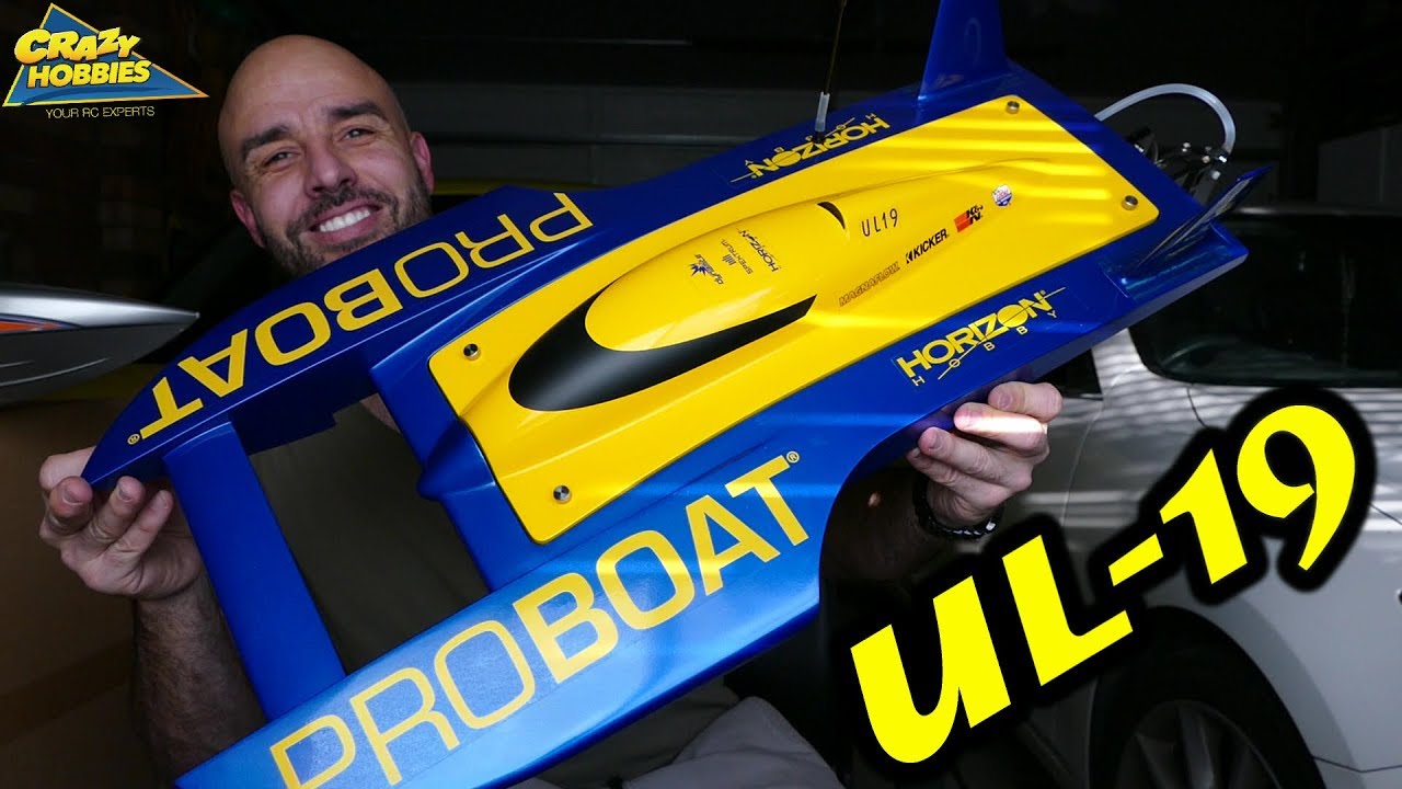 Радиоуправляемая лодка-гидроплан PRO BOAT UL-19 — распаковка и первый подробный обзор