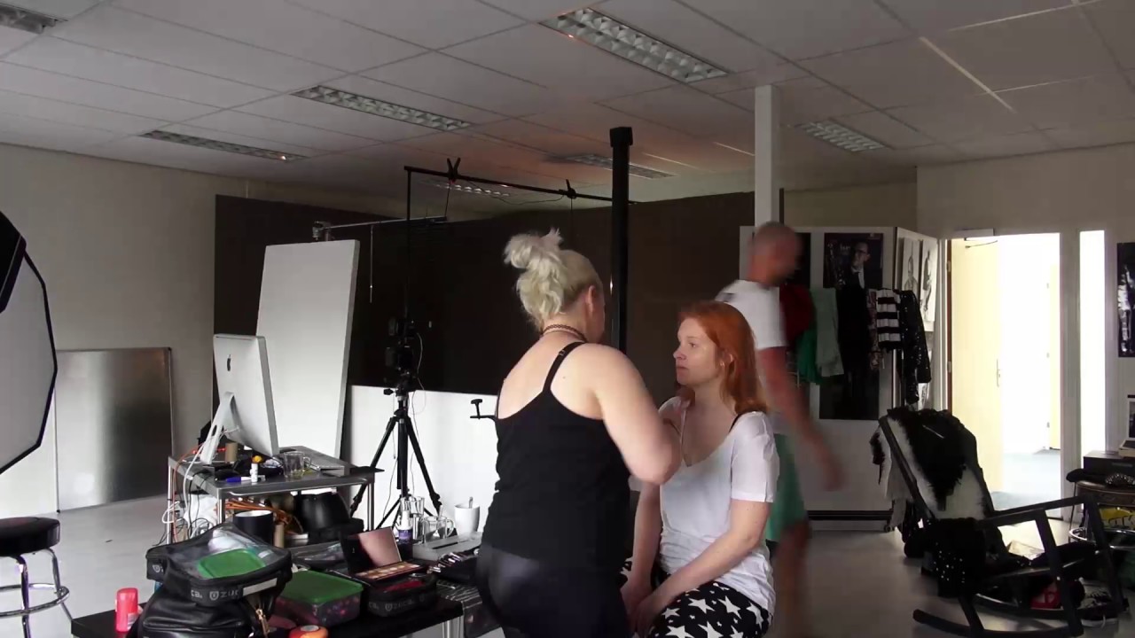 BTS video workshop portretfotografie in de studio Ferry Knijn