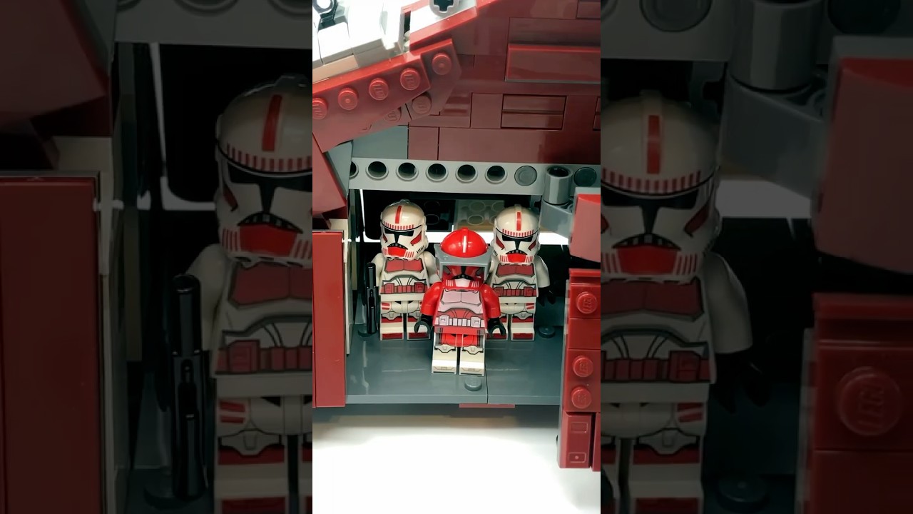 How Many CLONES can this LEGO Gunship Hold? #lego #starwars