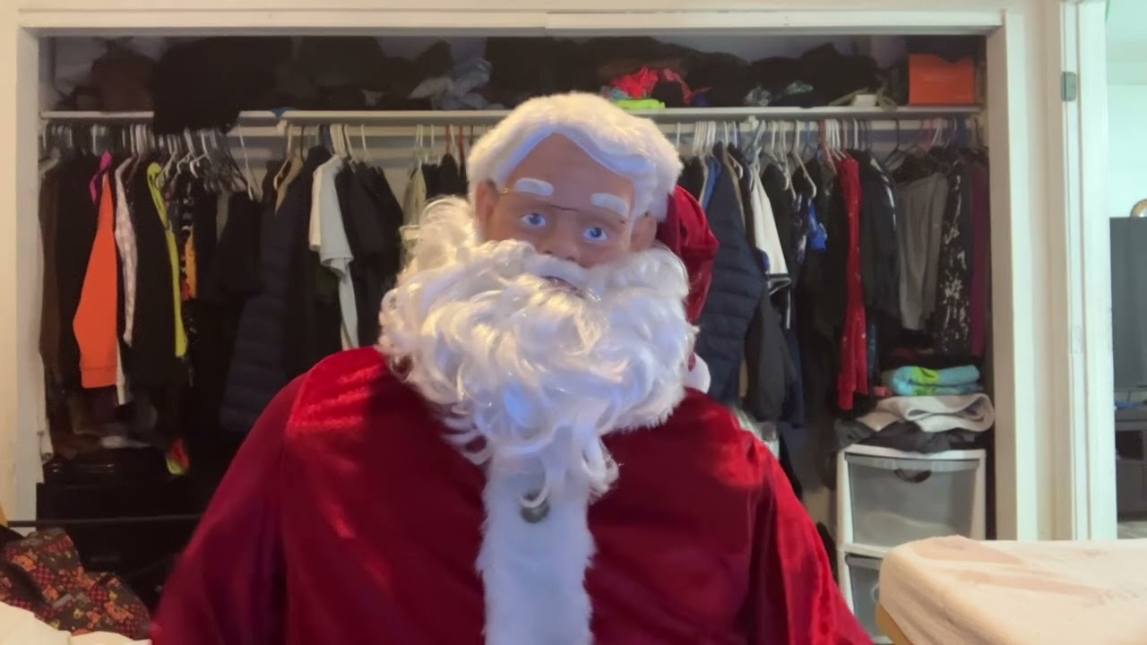 Gemmy 2004 Life Size Santa after repair Review