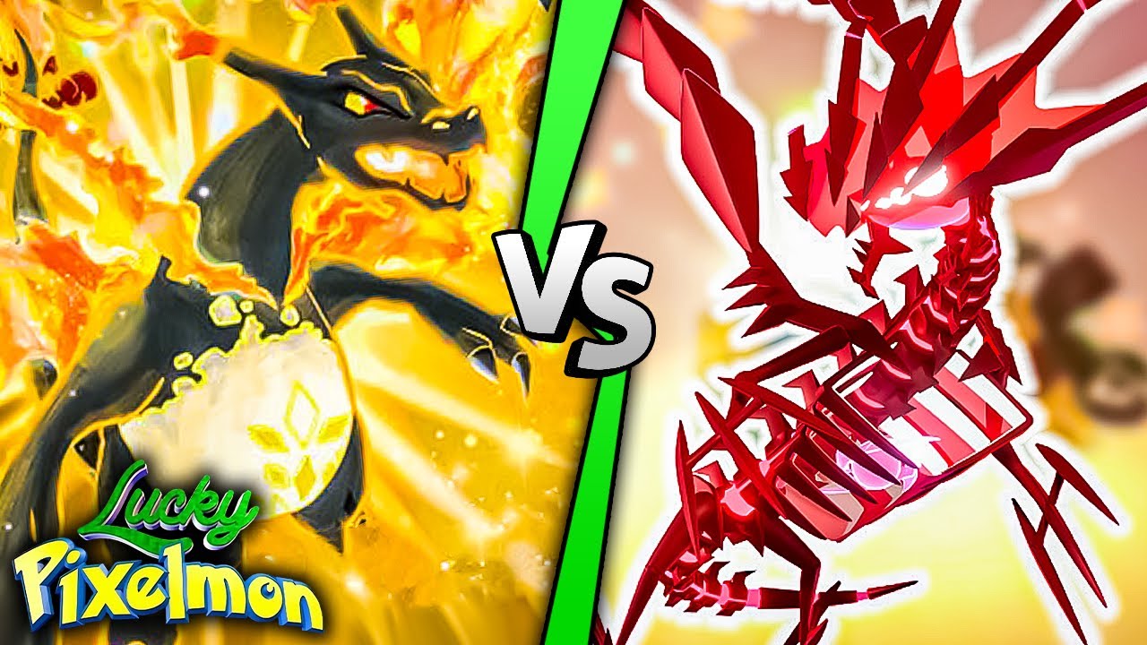 Minecraft LUCKY PIXELMON - CHARIZARD SHINY vs ETERNATUS SHINY ! NÃO TEM COMO VENCER ESSA BATALHA !!