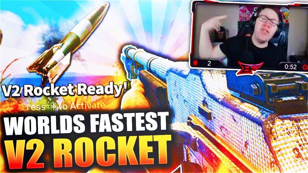 WORLD'S FASTEST V2 ROCKET COD WW2! (Call of Duty WW2 