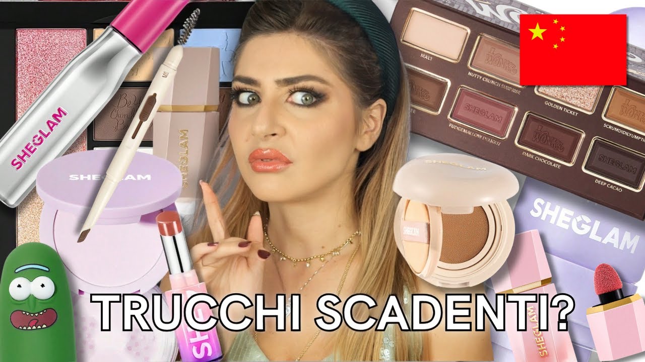 I trucchi SHEGLAM (fatti in Cina) sono PERICOLOSI? Il Test Definitivo FULL FACE cinese