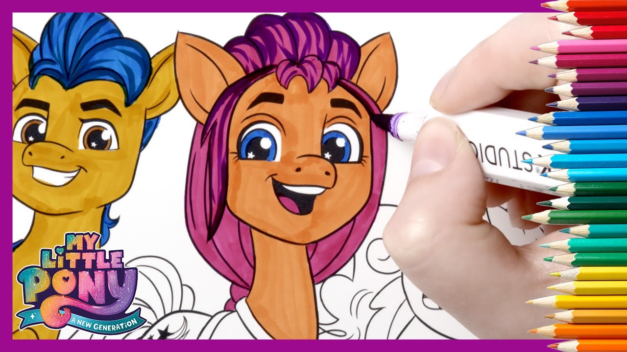My Little Pony: A New Generation 🦄 Color your favorite ponies | Kids craft | MLP Gen 5 Movie