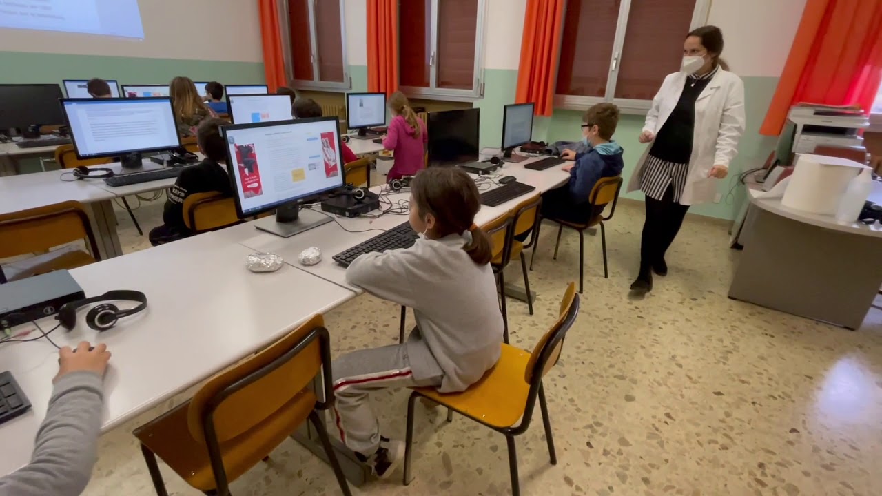 L' aula di informatica della nostra scuola