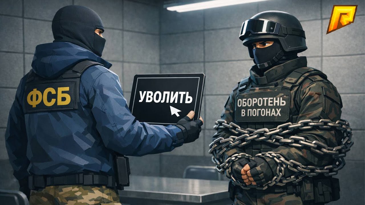 ФСБ НАКАЗАЛИ ОБОРОТНЯ В ПОГОНАХ на RADMIR RP в GTA CRMP