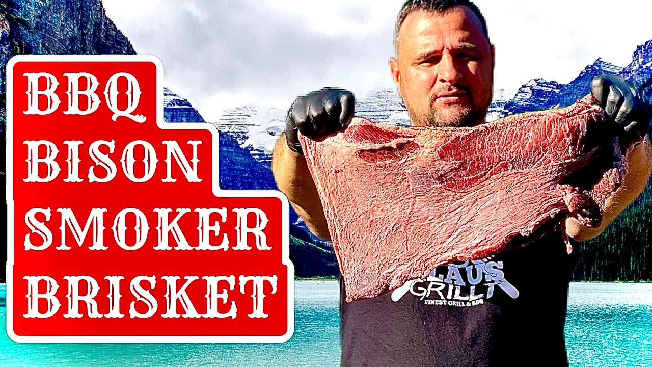 XXL BISON BRISKET vom SMOKER --- Klaus grillt