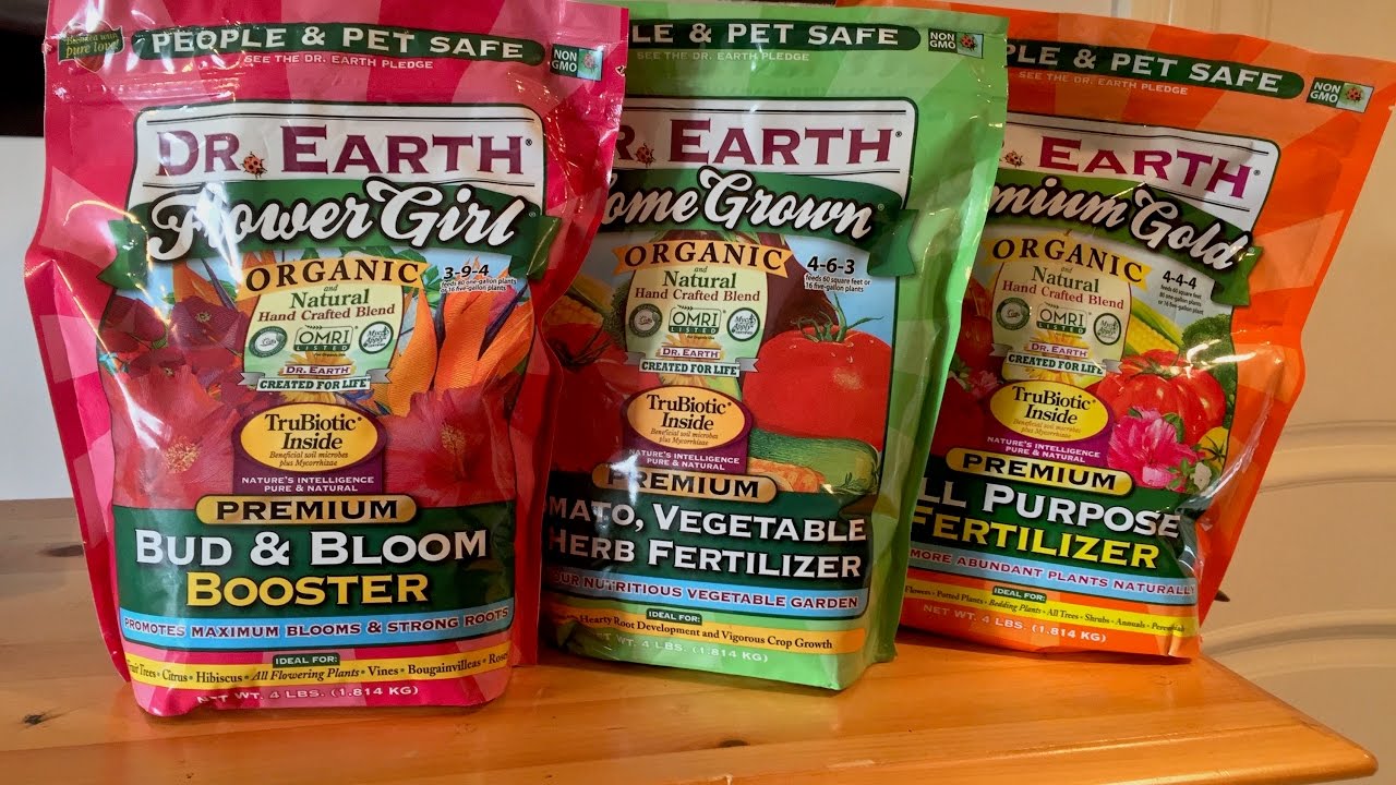 Unboxing Dr.  Earth Cannabis Growing Care Package