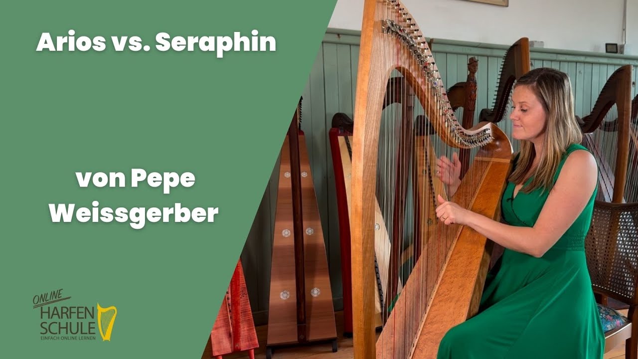 Seraphin vs. Arios von Pepe Weissgerber - Darmsaiten auf Reiseharfe und Keltischer Harfe