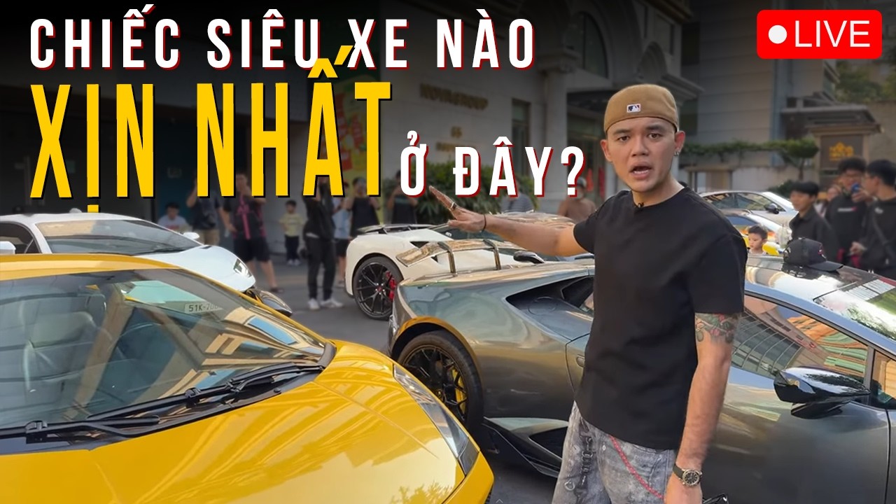 Vuong Khang IRL Stream - Bạn cùng tôi trải nghiệm OFFLINE hội Siêu Xe