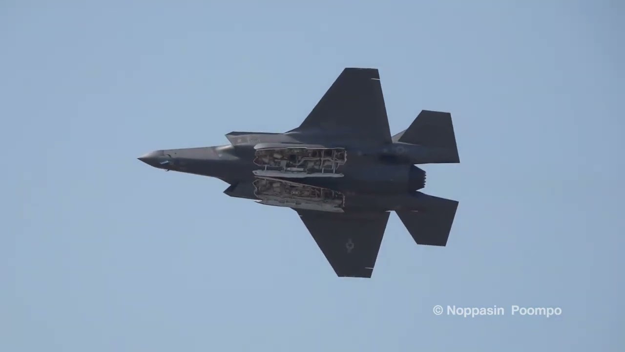 F 35A บิน Demo ครั้งแรก เหนือสนามบินดอนเมือง By Capt. Melanie 