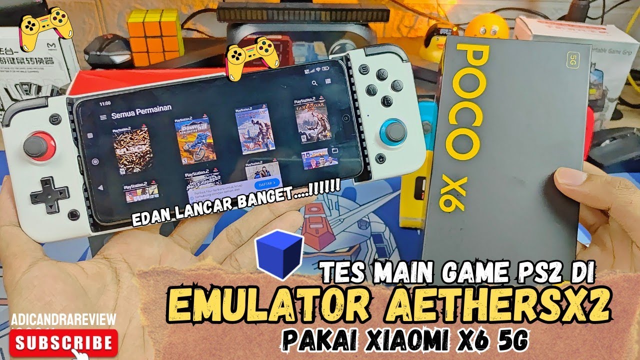 Tes Nyiksa Game - Game PS2 Di POCO X6 Pakai Emulator AetherSX2 | Hp Gaming 3 Jutaan!!!