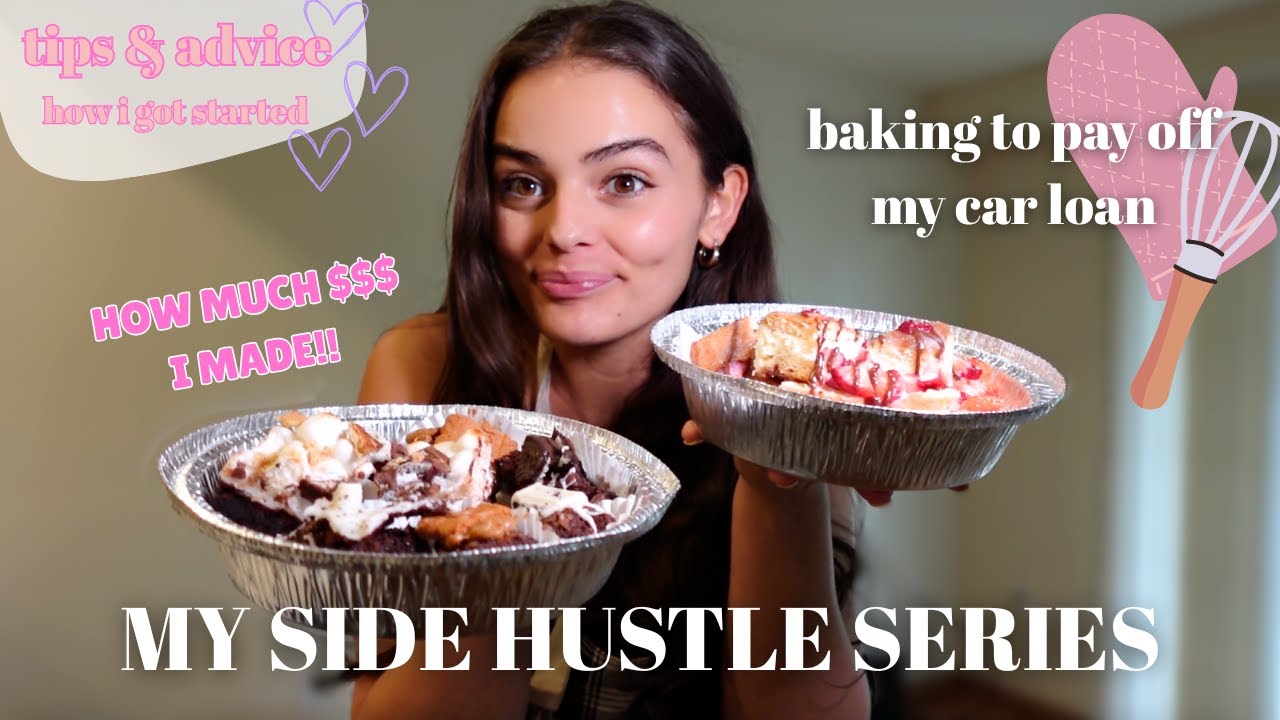 VLOG: HOW I STARTED MY BAKING SIDE HUSTLE + baking to pay off my $10,000 car loan + my tips & advice