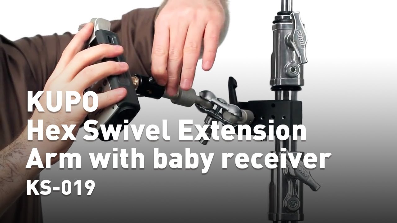 KUPO Hex Swivel Extension Arm with baby receiver  ( KS-019)