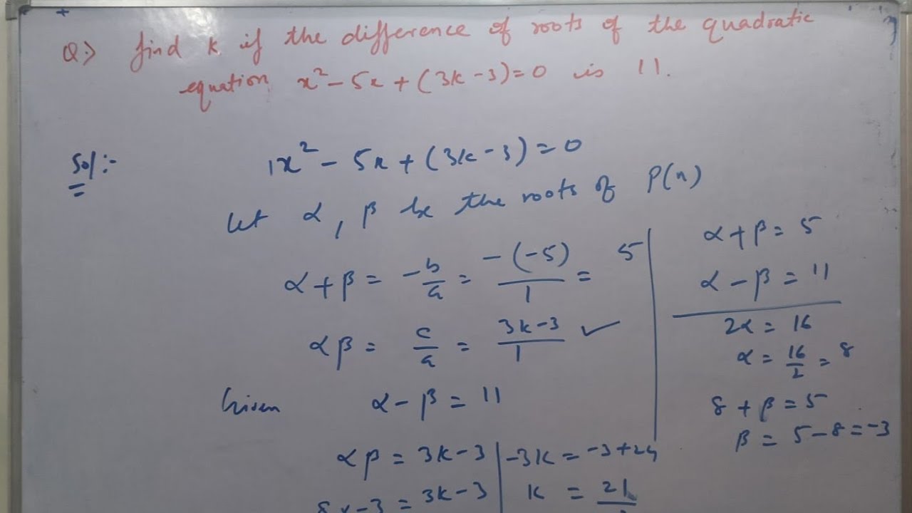 #Quadratic Equation Class X CHAPTER -4  CBSE