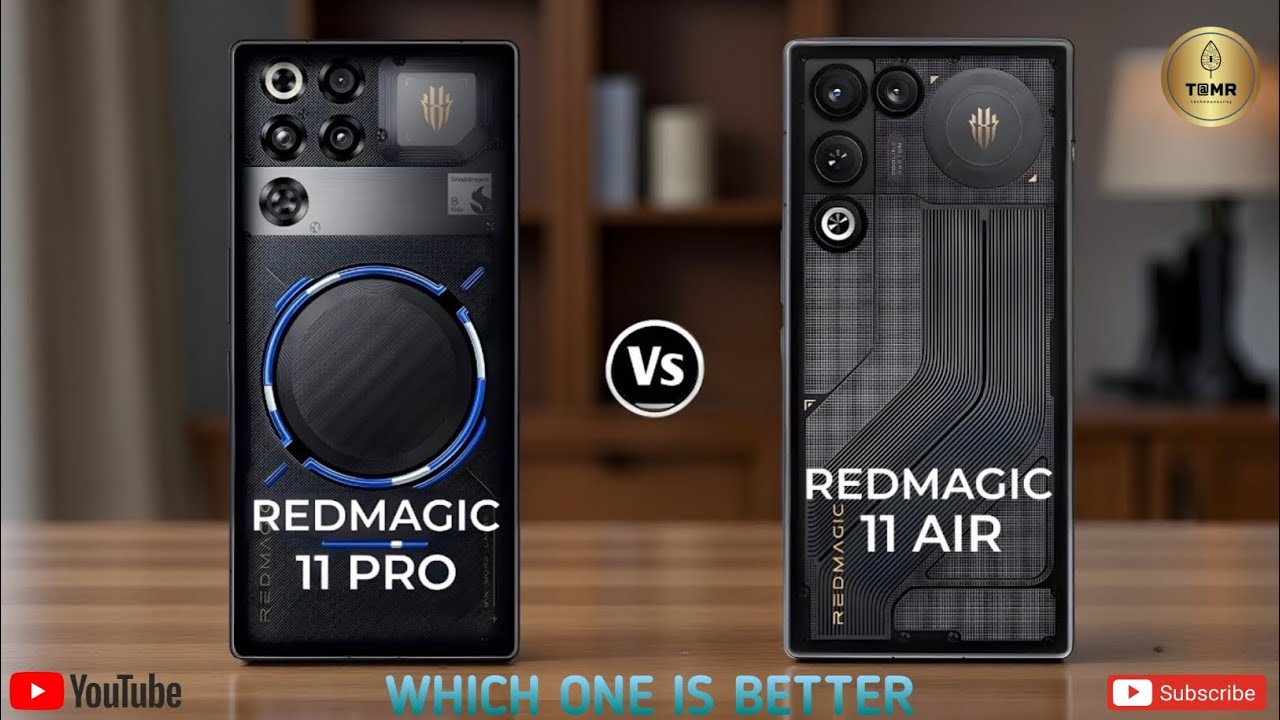 Redmagic 11 Pro Vs Redmagic 11 Air II Full Comparison ⚡ Which One Is Better?!