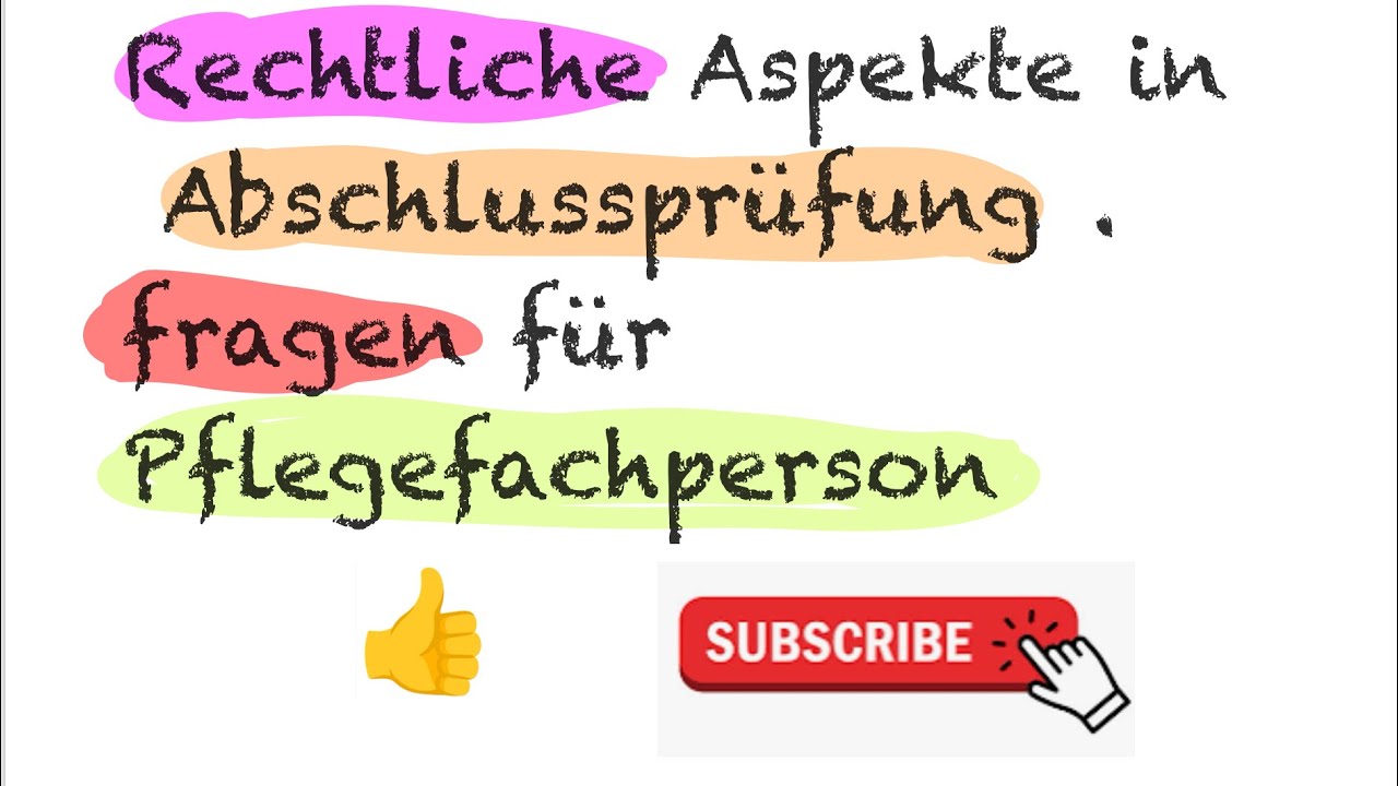 Rechtliche Prüfungfragen#pflegeausbildung #pflege
