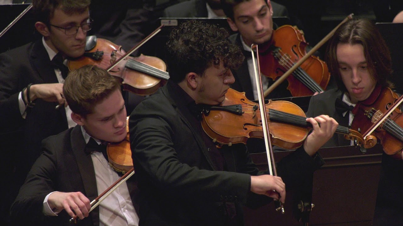 Aires Gitanos, P. Sarasate. JOSB. Solista José David Fuenmayor, Carlos Checa, director.