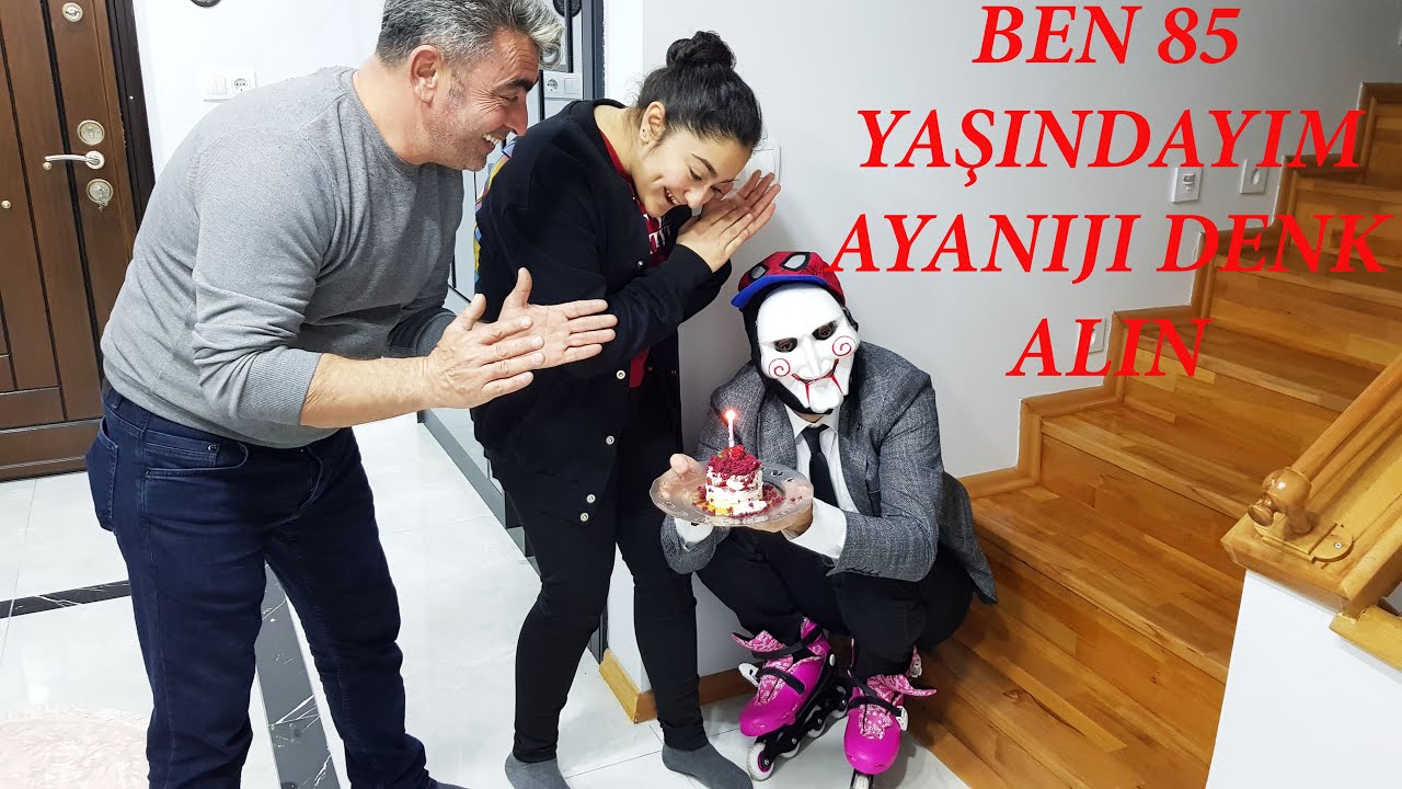 MASKELİ 85 YAŞINDAYMIŞŞŞ !! DOĞUM G&Uuml;N&Uuml;N&Uuml; KUTLUYOR