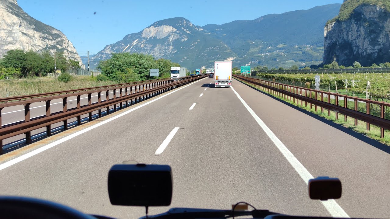 Živě, cesta z Itálie do Německa, Brenner,hory,prostě Paráda