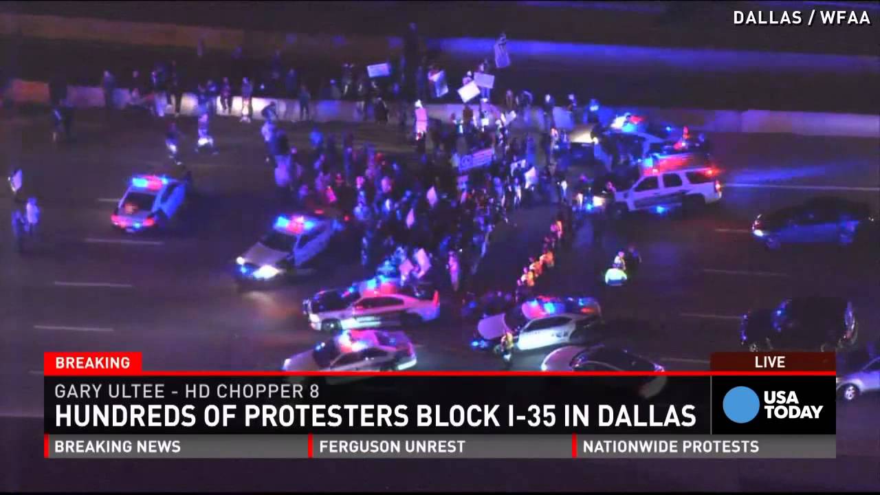 'Hands up, don't shoot' protests sweep nation