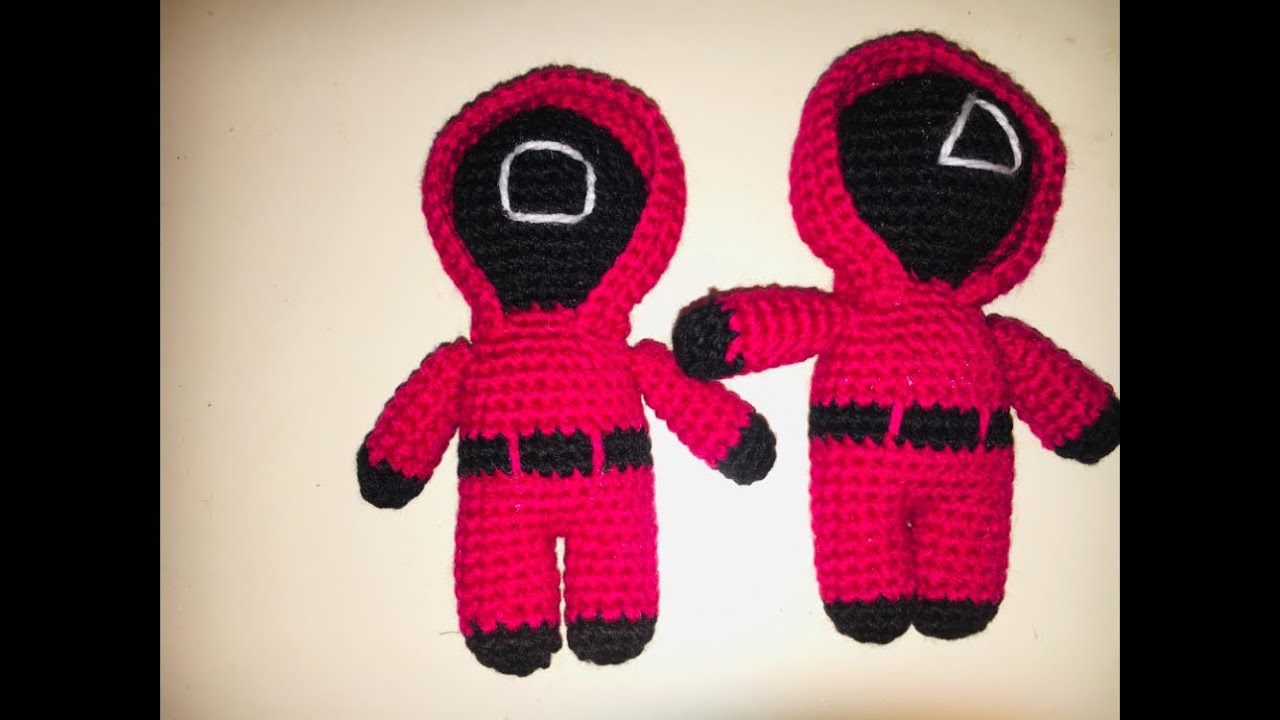 Amigurumi Pink Soldiers Squid Game Crochet Tutorial