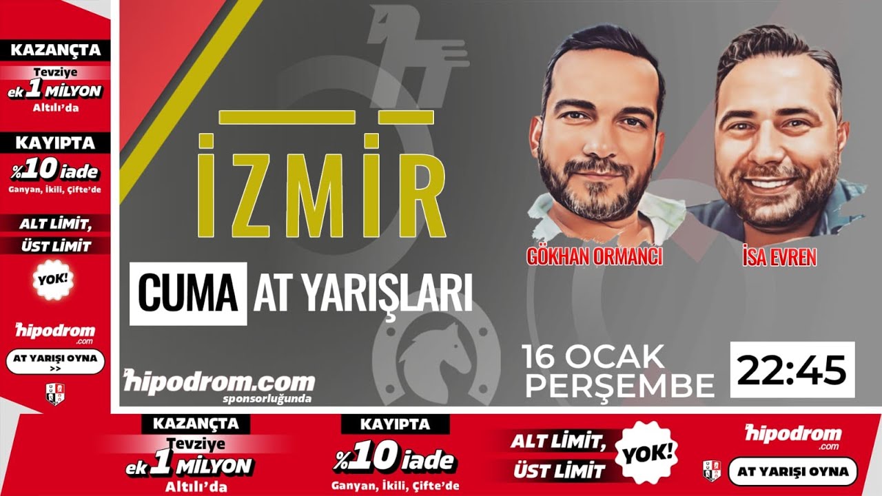 17 Ocak 2025 // İzmir At Yarışı Tahminleri // Gökhan Ormancı - İsa Evren
