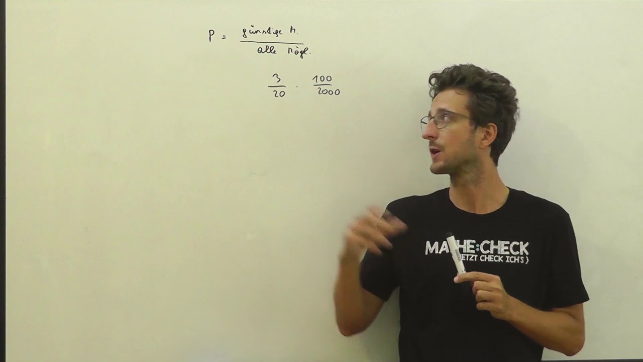 Mathe Basics: Wahrscheinlichkeit bei einmaligem Ziehen | Mathecheck.at