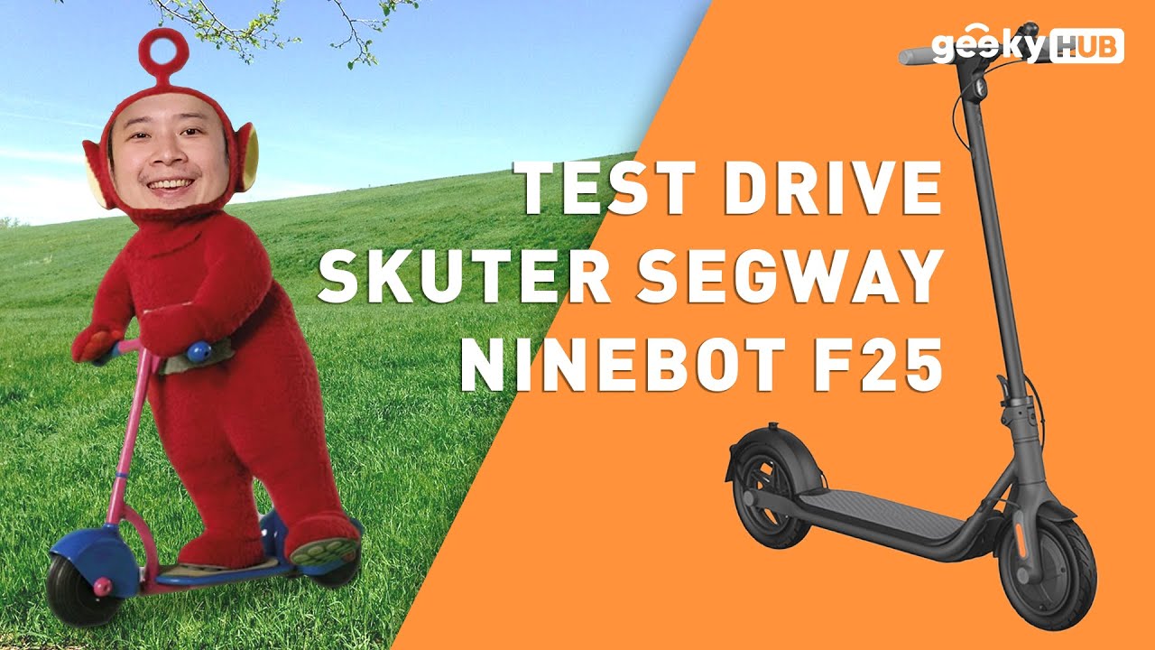DON'T TRY THIS AT HOME! (tapi di jalanan) - TEST DRIVE SKUTER LISTRIK SEGWAY NINEBOT F25