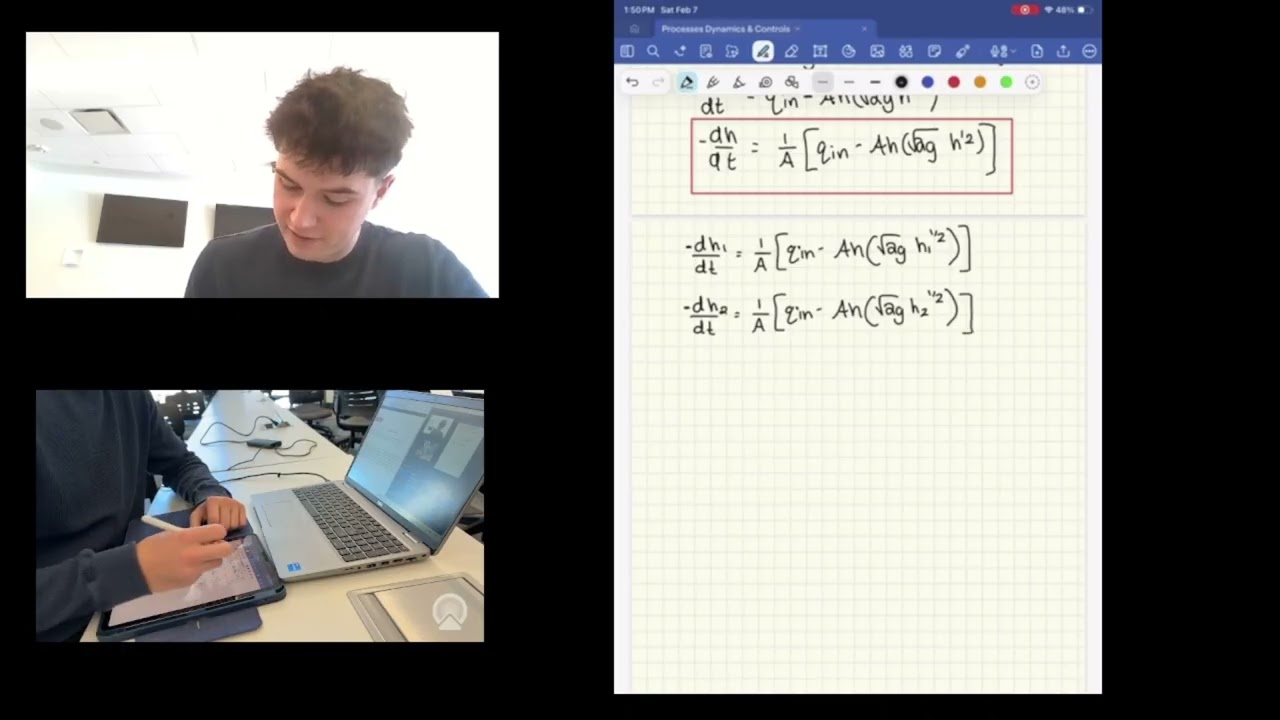 Process Dynamics and Controls HW1A