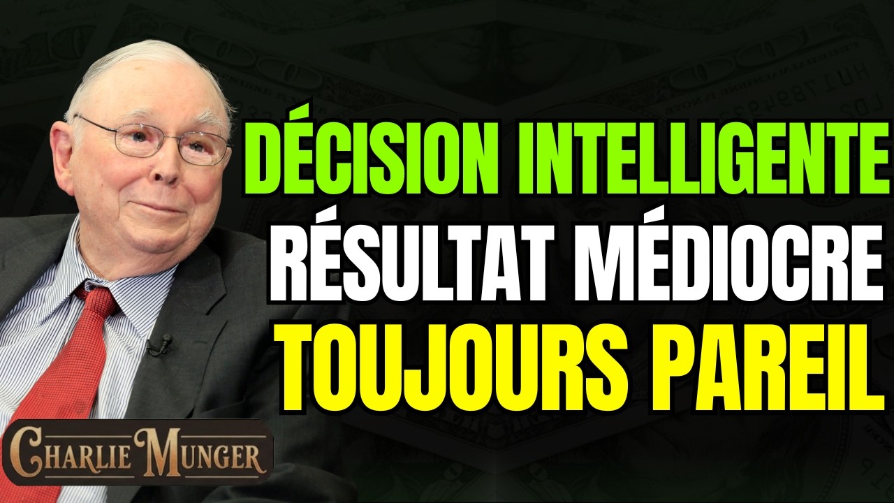 Cette erreur psychologique explique 90 % des mauvais investissements Charlie Munger