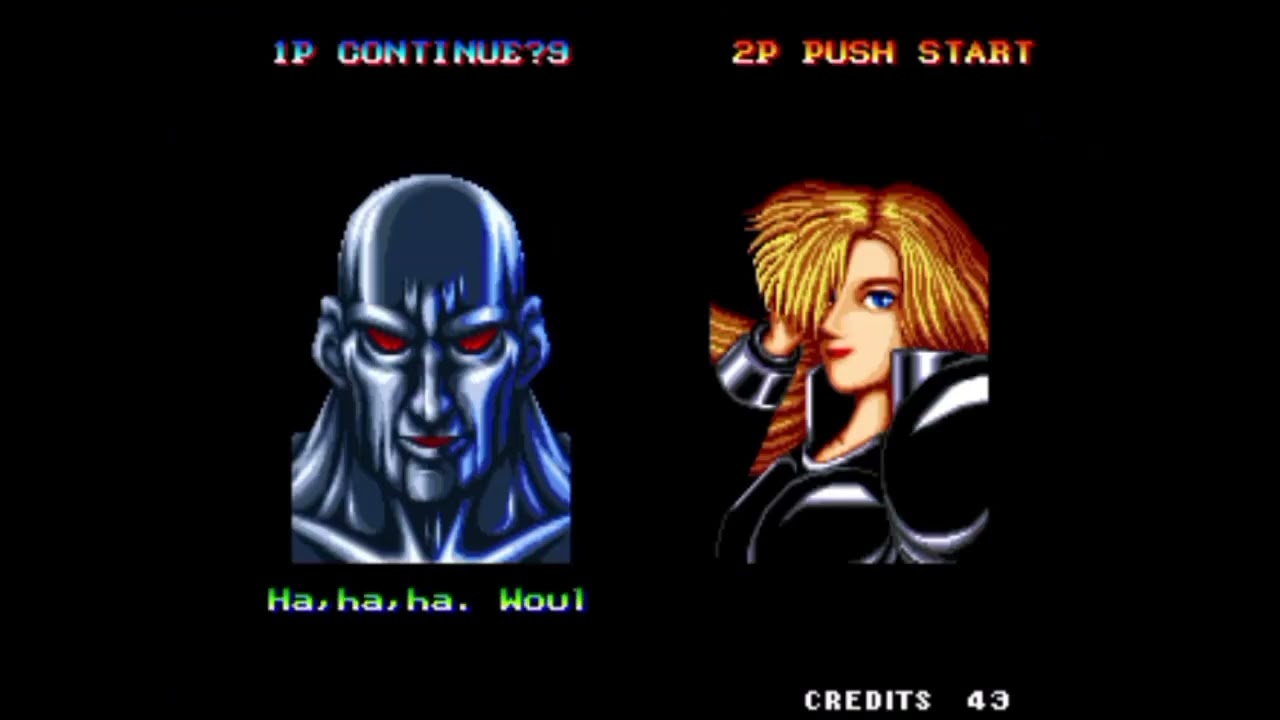 World Heroes game over screen (Geegus)