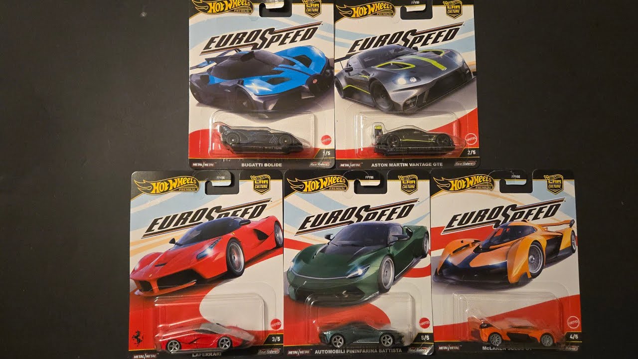 Открытие набора Hot Wheels Eurospeed 2025 года - Ferrari LaFerrari