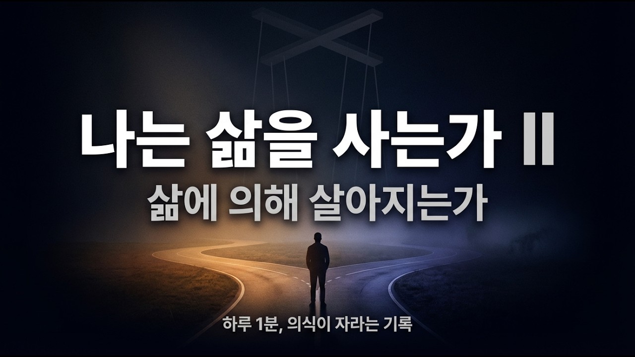 우리는 삶을 사는가, 삶에 의해 살아지는가
