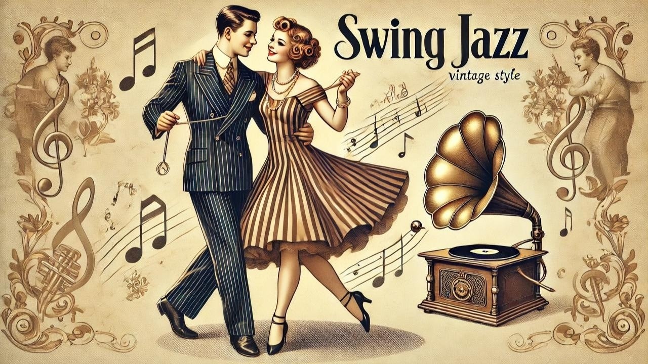 1930ss–1940s Vintage Jazz 🎷 Swing Dance Classics for Relaxing, Study Focus and Timeless Romance