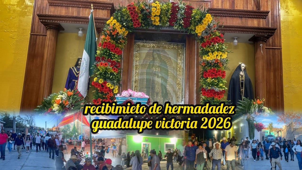 RECIBIMIENTO DE HERMANDADES EN GUADALUPE VICTORIA 2026#GUADALUPEVICTORIA2026 #CUMBIAS2026#PRIMICIA 