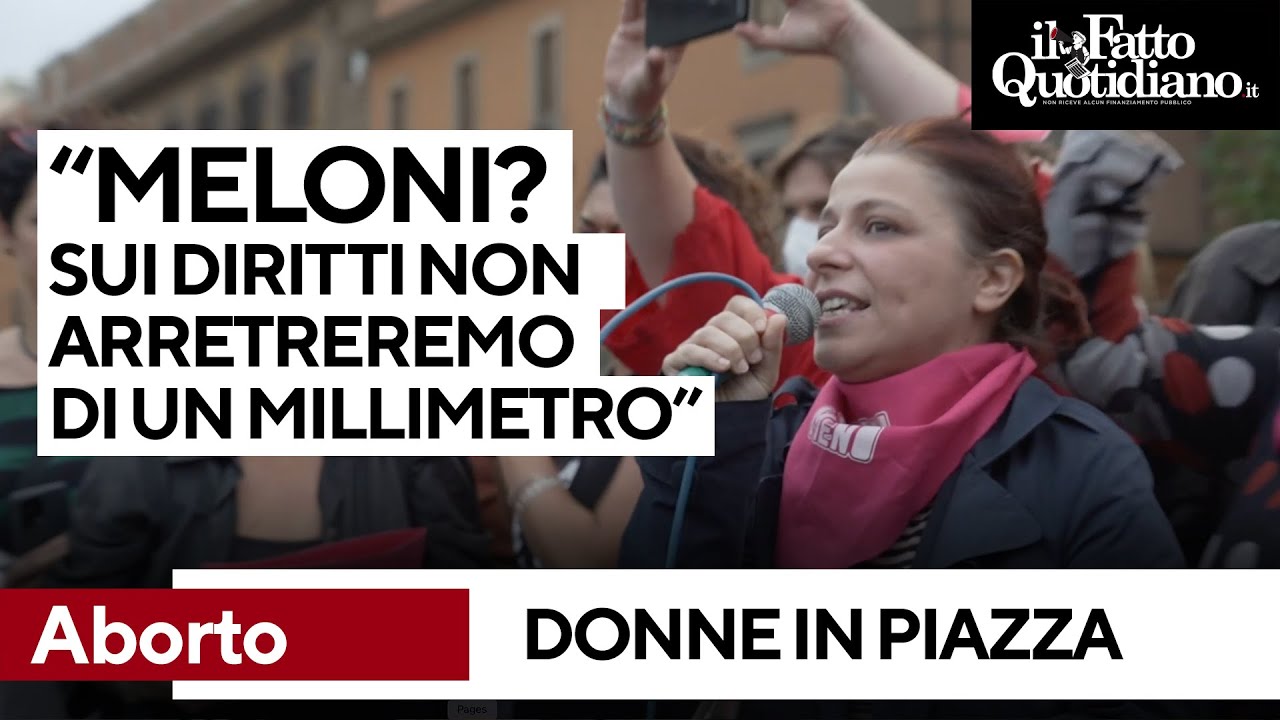 Aborto, Non Una di Meno in piazza: 